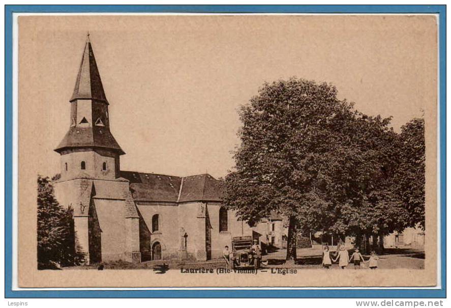 87 - LAURIERE --  L'Eglise - Lauriere