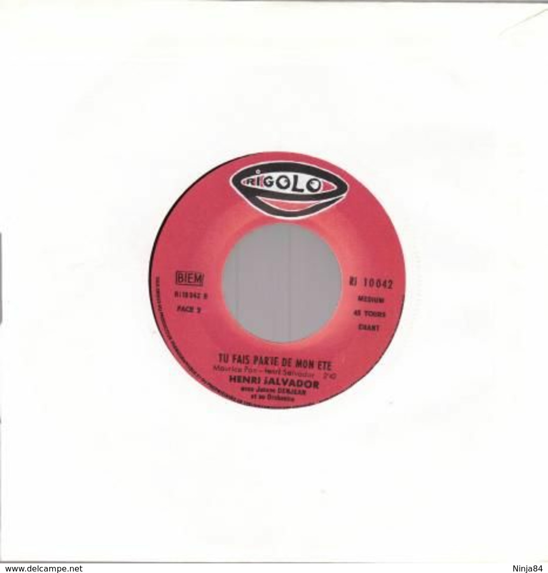 SP 45 RPM (7")  Henri Salvador  "  Veunise  " Promo - Verzameluitgaven
