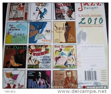 Calendrier 2010 : Jazz Designs (30x30 Cm) - Big : 2001-...