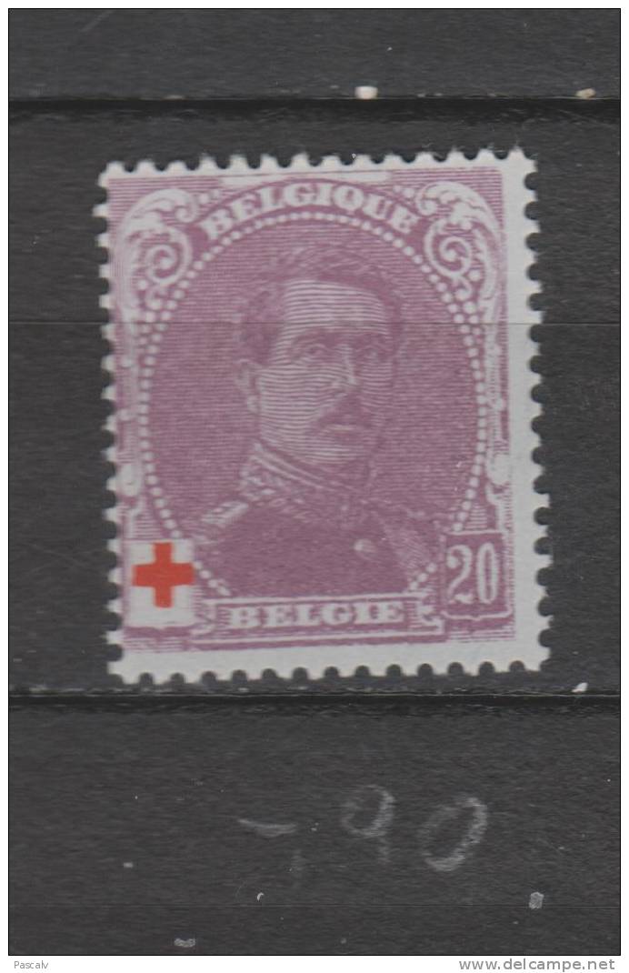 COB 131 (*) Neuf Sans Gomme - 1914-1915 Rode Kruis