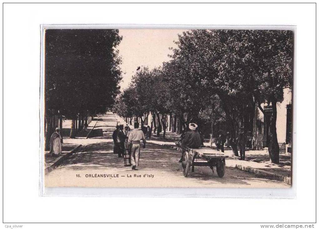 ALGERIE Orleansville Rue D'Isly, Bien Animée, Ed Idéale PS 16, 1910 - Chlef (Orléansville)