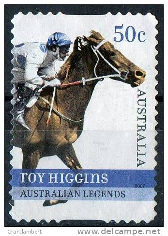 Australia 2007 Horse Racing Legends 50c Higgins Self-adhesive Used  SG 2755 - Gebraucht