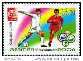 Kyrgyzstan 2006 Football World Cup 2006 Soccer 1v MNH - Kyrgyzstan