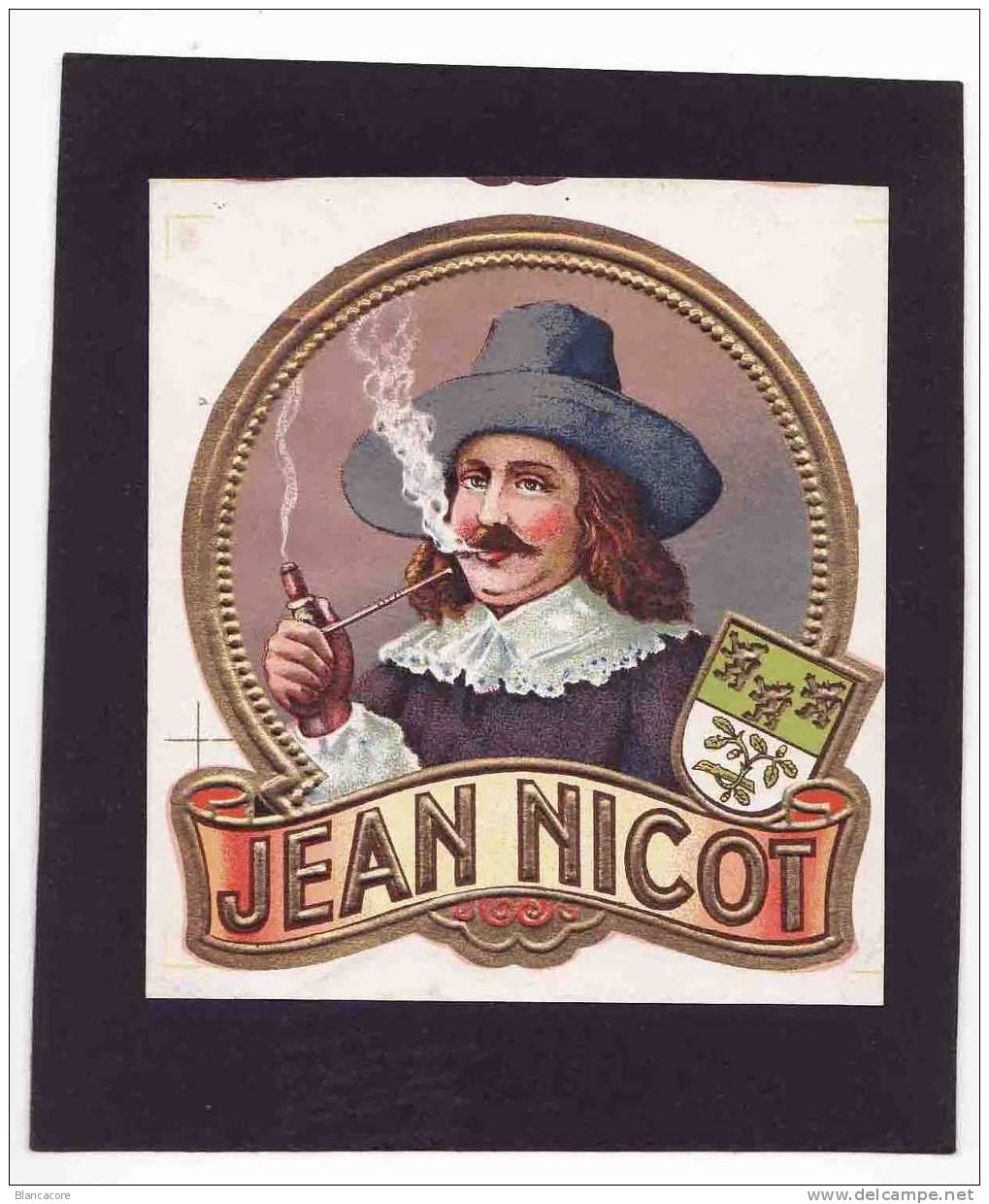 JEAN NICOT  étiquette Tabac - Documenten