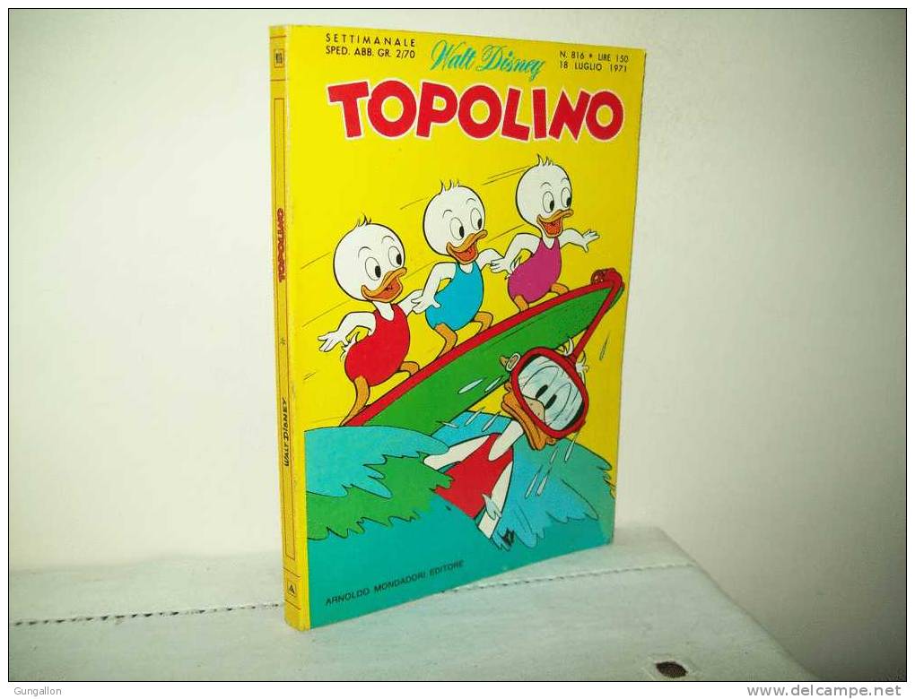 Topolino (Mondadori 1971) N. 816 - Disney