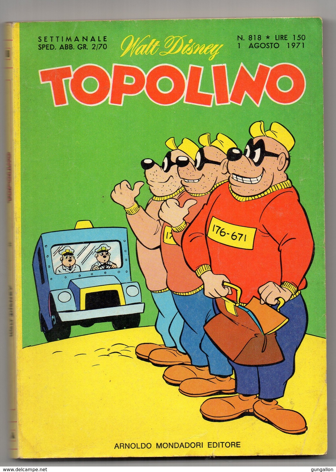 Topolino (Mondadori 1971) N. 818 - Disney