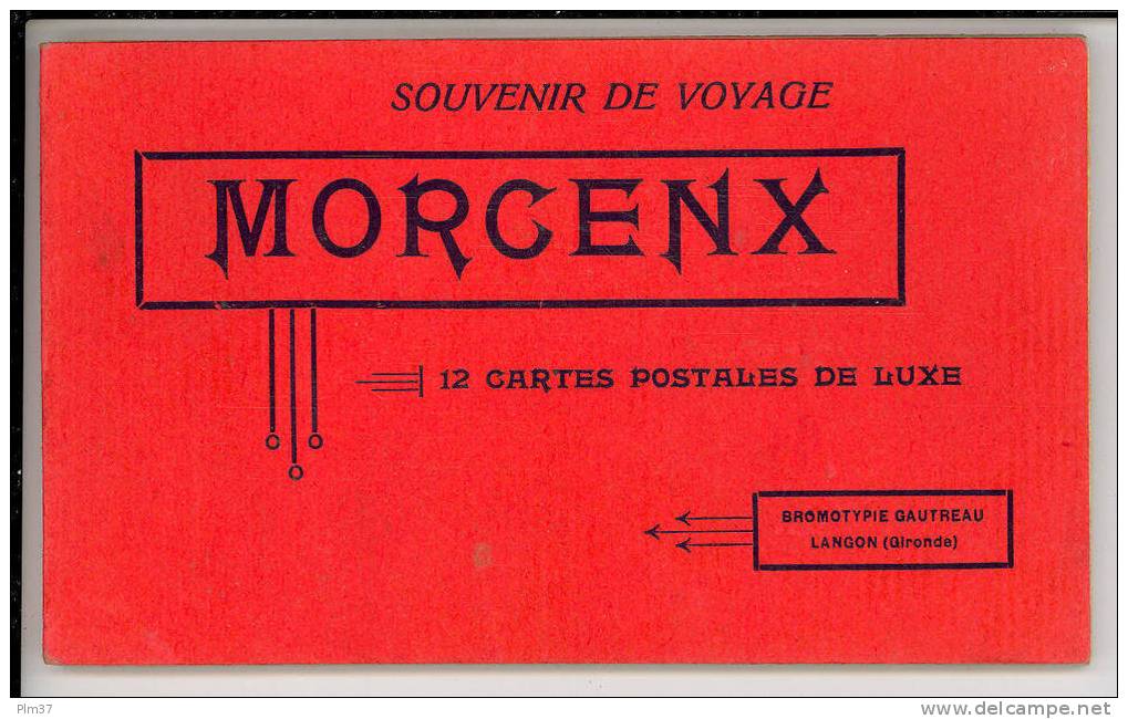 MORCENX - Carnet Complet 12 CPA - Morcenx