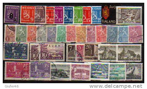 Finlandia - Lotto 110 Francobolli Usati - Tutti Differenti - Anni 1917 . 1959 - Used Stamps