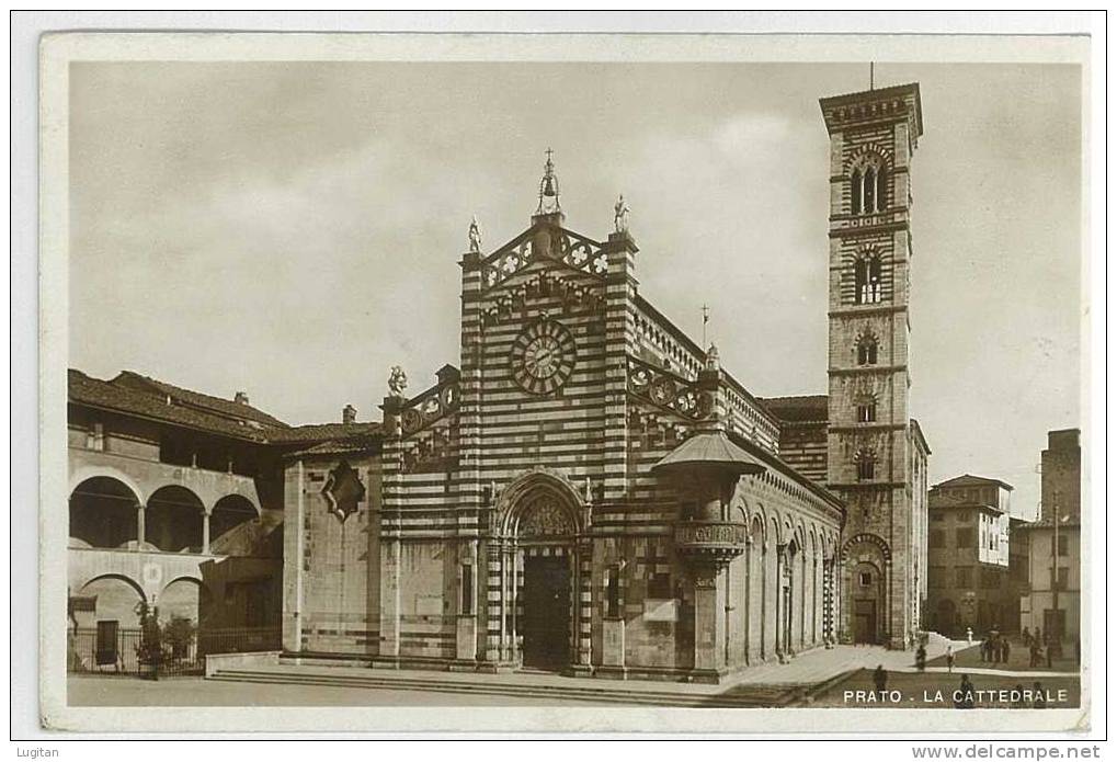 Cartolina - PRATO - LA CATTEDRALE - ANIMATA - TOSCANA - TUSCANY - PRATO - Prato