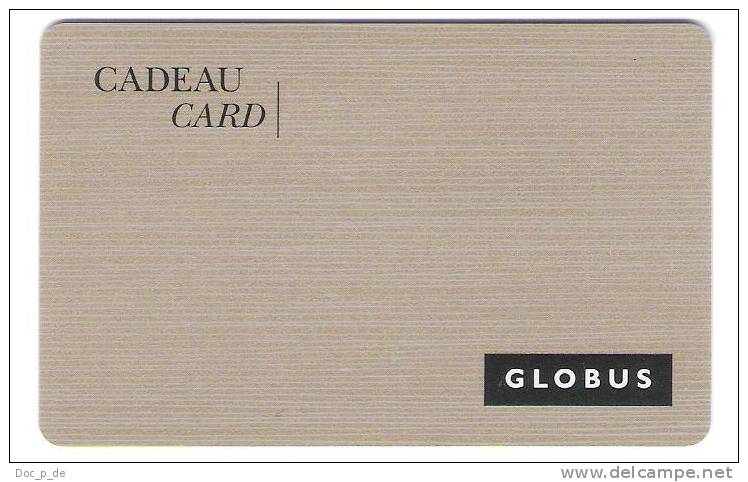 Schweiz - Globus - Carte Cadeau - Carta Regalo - Gift Card - Gift Cards