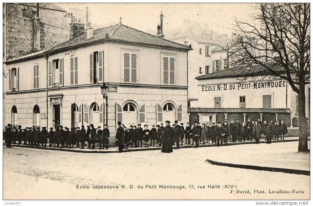 PARIS (XIV) école ND Du Petit Montrouge Rue Hallé Animation - Arrondissement: 14