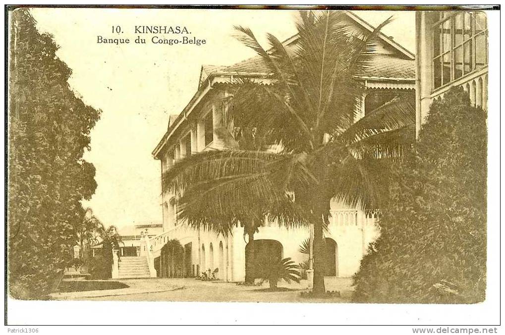 CPA  KINSHASA, Banque Du Congo-belge  2258 - Kinshasa - Leopoldville