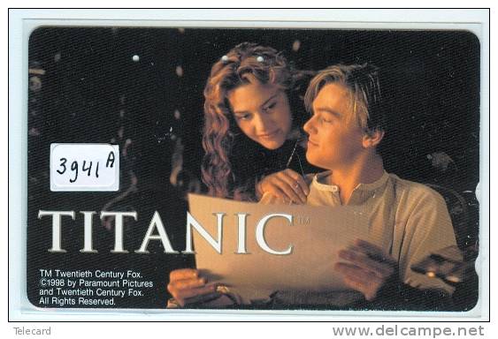 Télécarte Japon Cinéma * 3941a * TITANIC  * Japan Movie Phonecard * TELEFONKARTE * 110-201778 - Cinema