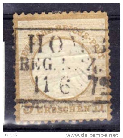 Deutsches Reich, 1872, Mi 6, Gestempelt @ - Used Stamps