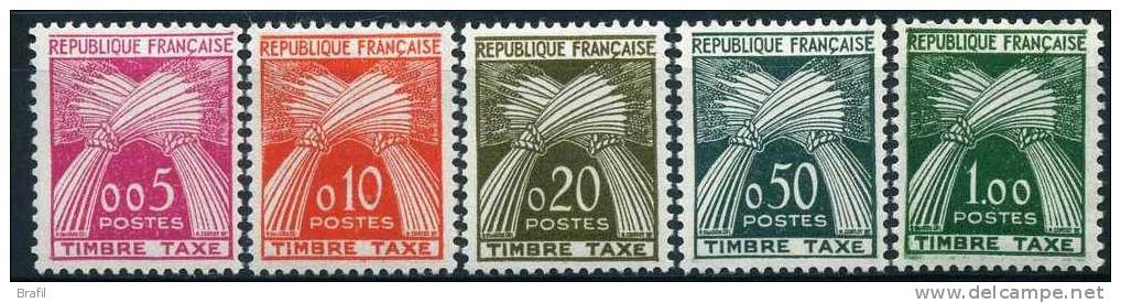 1960 Francia, Segnatasse , Serie Completa Nuova (**) - 1960-.... Mint/hinged