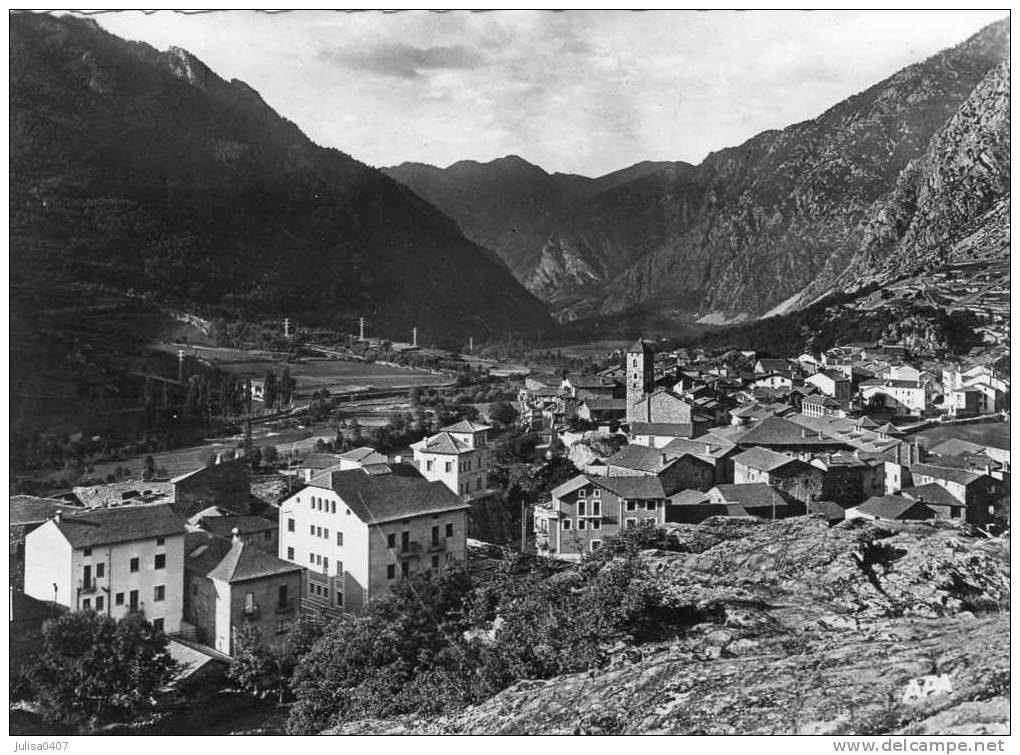 ANDORRE Cpsm Vue De La Ville - Andorre