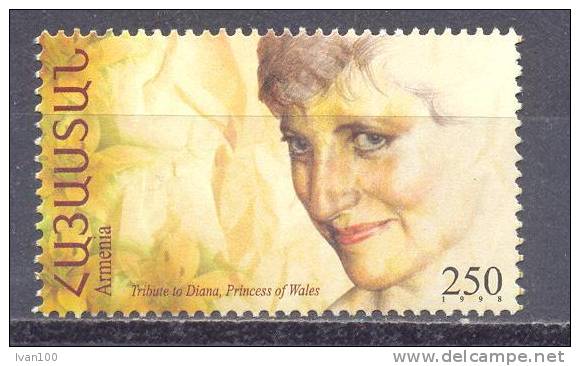 1998. Armenia, Princess Diana,1v, Mint/** - Armenia