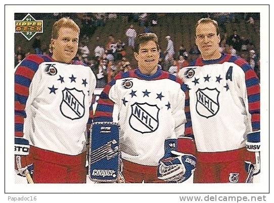 Carte / Card / Karte Hockey - NHL All Star Game 1992 - Mark Messier, Mike Richter & Brian Leetch (Upper Deck N° 610) - 1990-1999