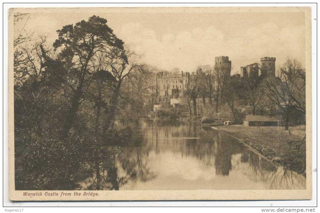 Warwick Castle From The Bridge, 1906 Postcard - Warwick