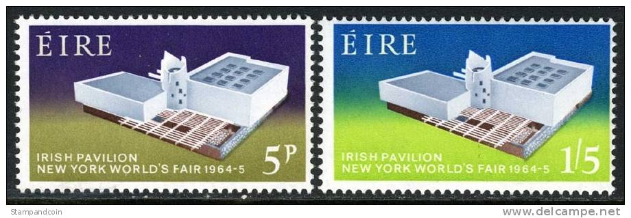 Ireland #194-95 MNH NY World´s Fair Set From 1964 - Unused Stamps