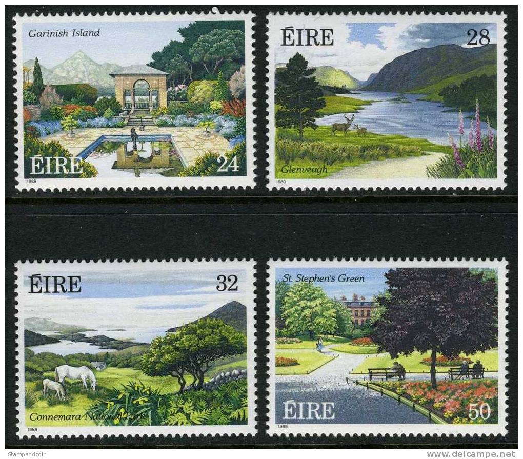 Ireland #740-43 MNH Parks & Gardens Set From 1989 - Neufs