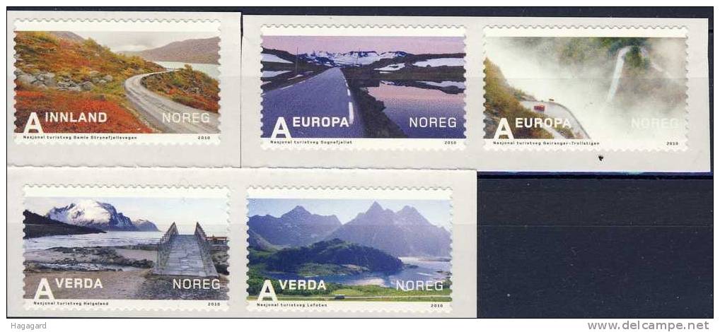 Norway 2010. Tourism. Michel 1714-19. MNH(**) - Ungebraucht