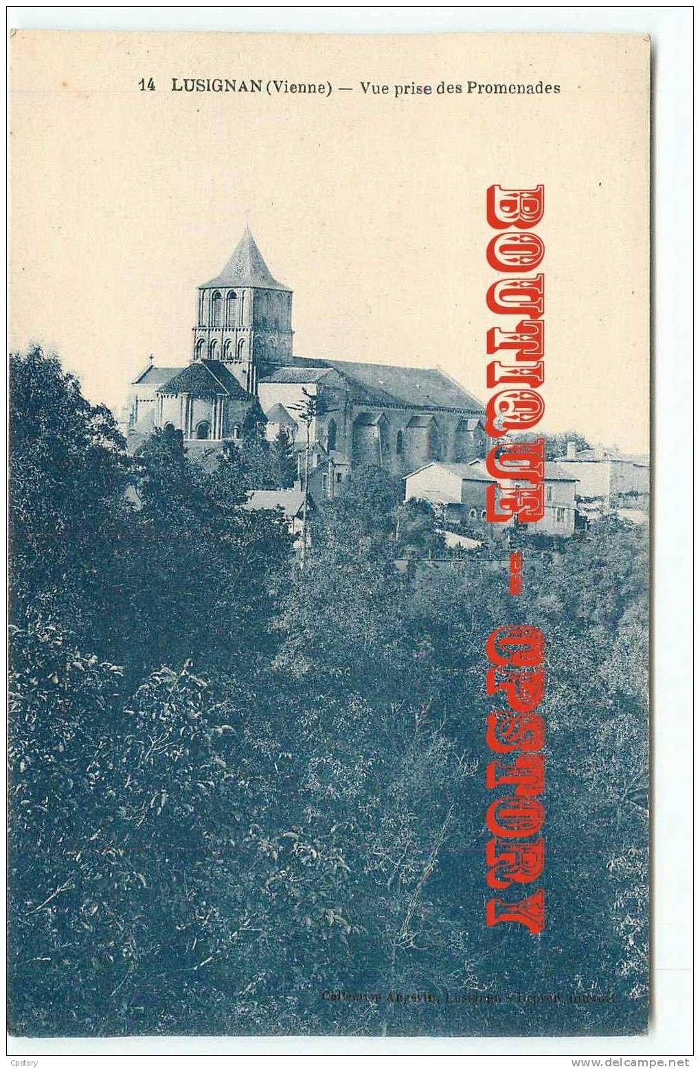 86 - LUSIGNAN - Eglise - Dos Scané - Lusignan