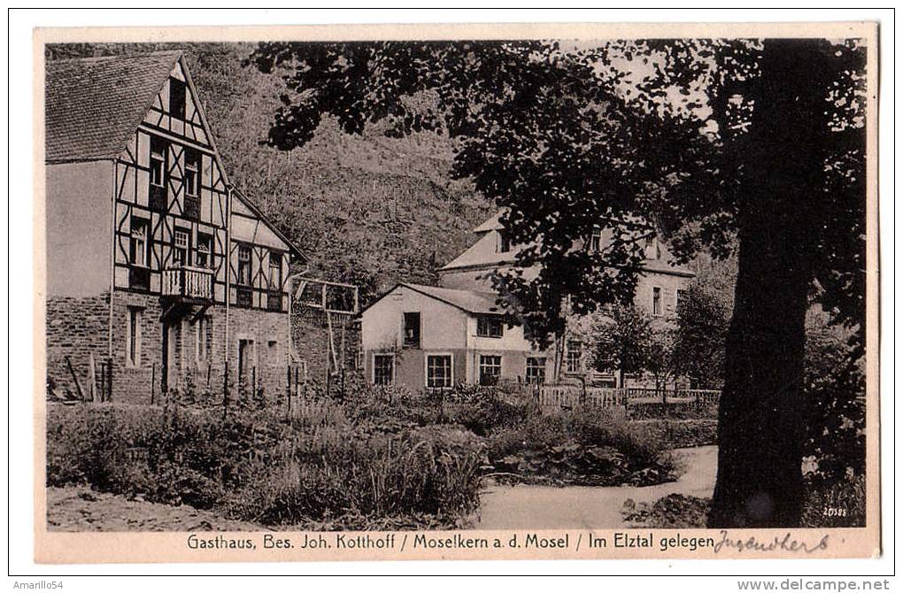 RAR Gasthaus Kotthof Moselkern Elztal (Cochem-Zell) Cca 1930 - Cochem