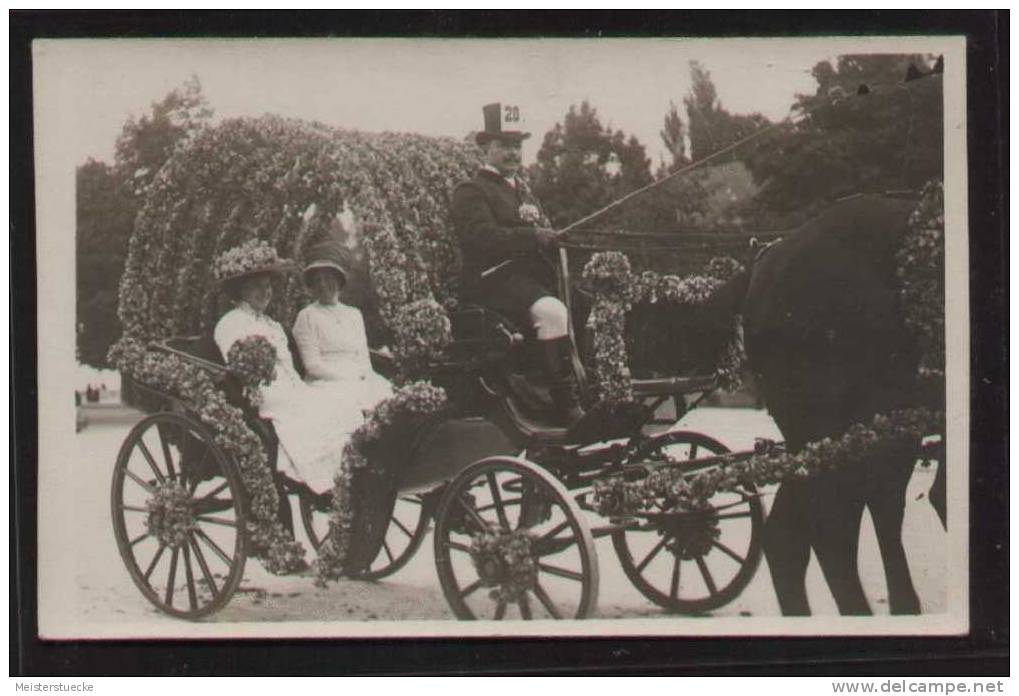 Foto-AK Baden-Baden, Blumencorso, Ungebraucht 1911 - Baden-Baden