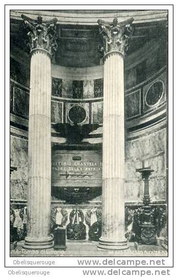 1905 ROMA TOMBA  VITTORIO EMANUELE PANTHEON N °615§§§§§§§§ ED - Panthéon