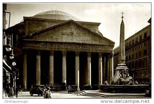 1940/50 ROMA PANTHEON N °615§§§§§§§§ ED VOITURES ANCIENNES TRACTION ANIMATION - Panthéon
