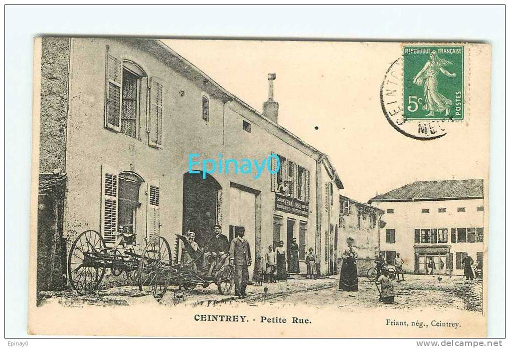 B - 54 - CEINTREY - Petite Rue - édition Friant - Autres & Non Classés