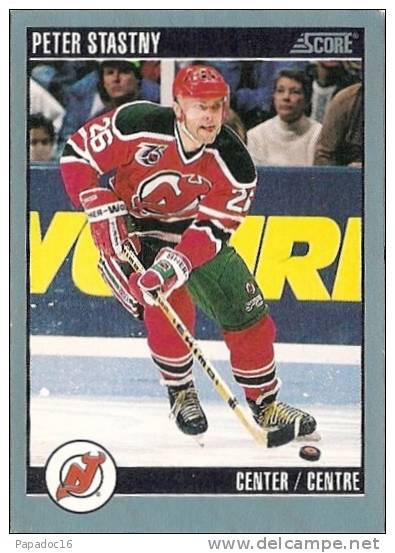 Carte / Card / Karte Hockey - Peter Statsny - Center / Centre - Devils (Score 92 N° 291) - 1990-1999