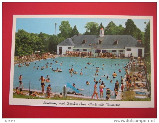 Clarksville Tn  Swimming Pool Dunbar Cave   1974 Cancel      ---=========ref165 - Clarksville