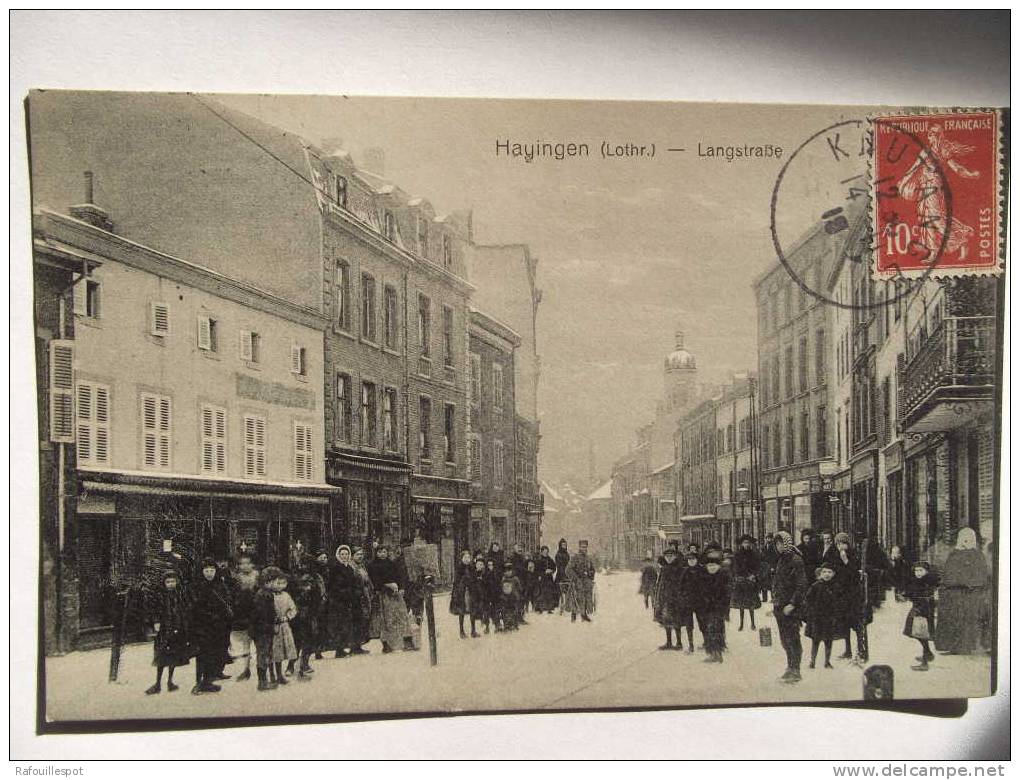 Cpa Hattingen Langstrasse - Hattingen