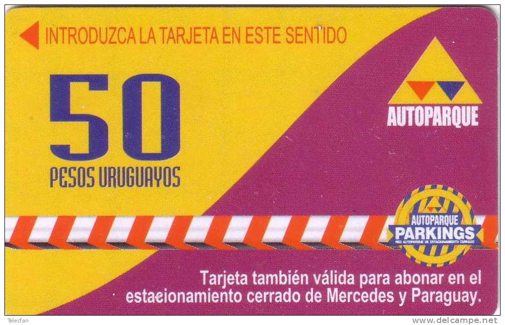 URUGUAY CARTE PARKING CARD AUTOPARQUE 50 PESOS - Uruguay