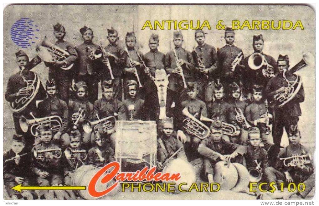 ANTIGUA ET BARBUDA SKERRET S REFORMATORY BAND 1905 N° 54CATE...TROMBONE TROMPETTE TAMBOUR FLUTES....100$ - Uruguay