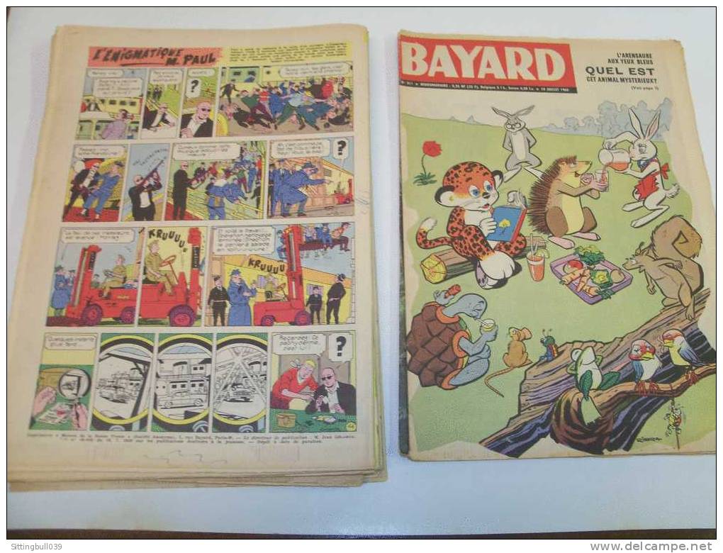 BAYARD. 1959 / 60. Lot de 18 N°s. dont 1 avec Achille ZAVATTA. Maison de la Bonne Presse. Bon état de fraîcheur.