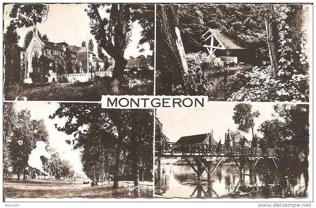MONTGERON ..L'YERRES . LE MOULIN DE SENLIS. LE PONT DE BOIS . LA GRANDE PELOUSE - Châtillon