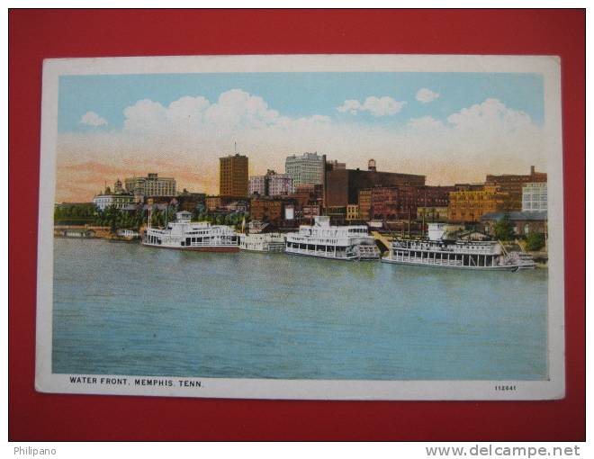Memphis Tn  Water Front    Vintage Wb ---=========ref166 - Memphis