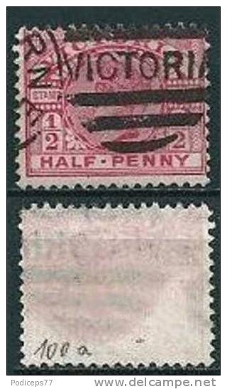 Victoria  1886/98  Q. Victoria   1/2 P Rosa (Wz V)  Mi-Nr.100 A  Gestempelt / Used - Used Stamps