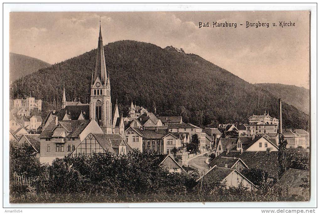 RAR Bad Harzburg - Burgberg U. Kirche Cca 1910 - Bad Harzburg