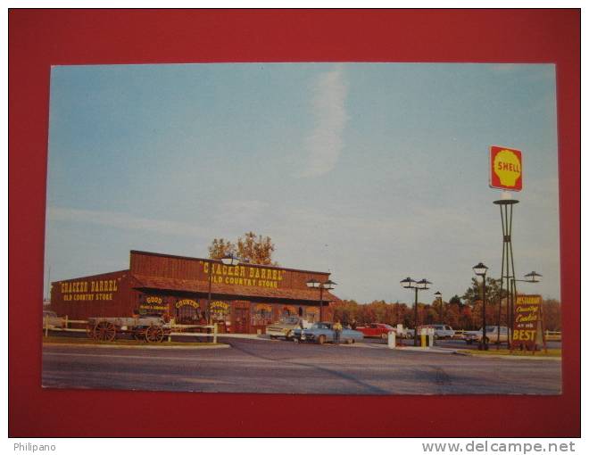 Lebanon Tn  Cracker Barrel-- Shell Gas  Early Chrome     ---=========ref166 - Other & Unclassified