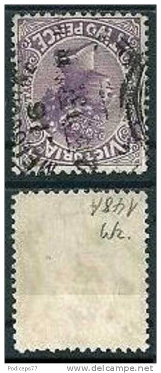 Victoria  1905/10  Q. Victoria  2 P Violett (invert. Wmk)  Mi-Nr.148 A  Gestempelt / Used - Gebraucht