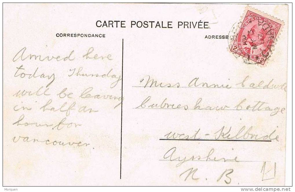 Postal QUEBEC (Canada) 1907. Vista Club De La Garnison De Quebec - Lettres & Documents