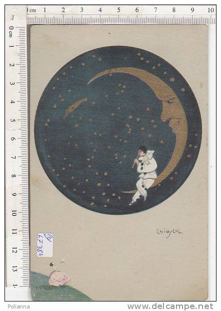 PO6738A# Illustrata CHIOSTRI - LUNA PIERROT - DECO  VG Rogoredo 1927 - Chiostri, Carlo