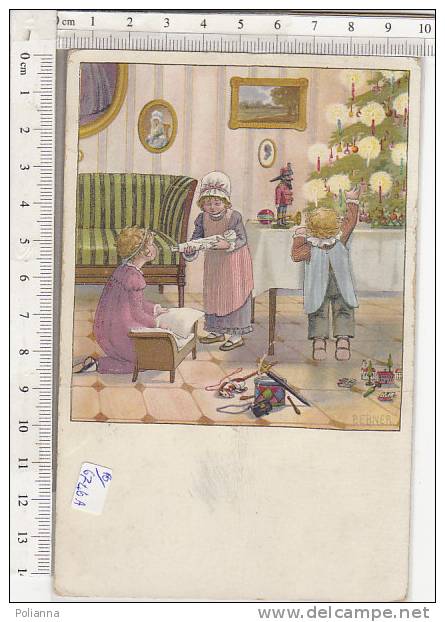 PO6746A# Illustrata Pauli Ebner - BAMBINI - GIOCATTOLI - NATALE - BAMBOLA - BURATTINO  No VG - Ebner, Pauli