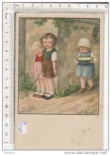 PO6748A# Illustrata Pauli Ebner - BAMBINI - SCHERZO - NASCONDINO  No VG - Ebner, Pauli