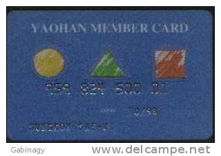 NO PHONECARD - THAILAND - YAOHAN MEMBER CARD - Ohne Zuordnung