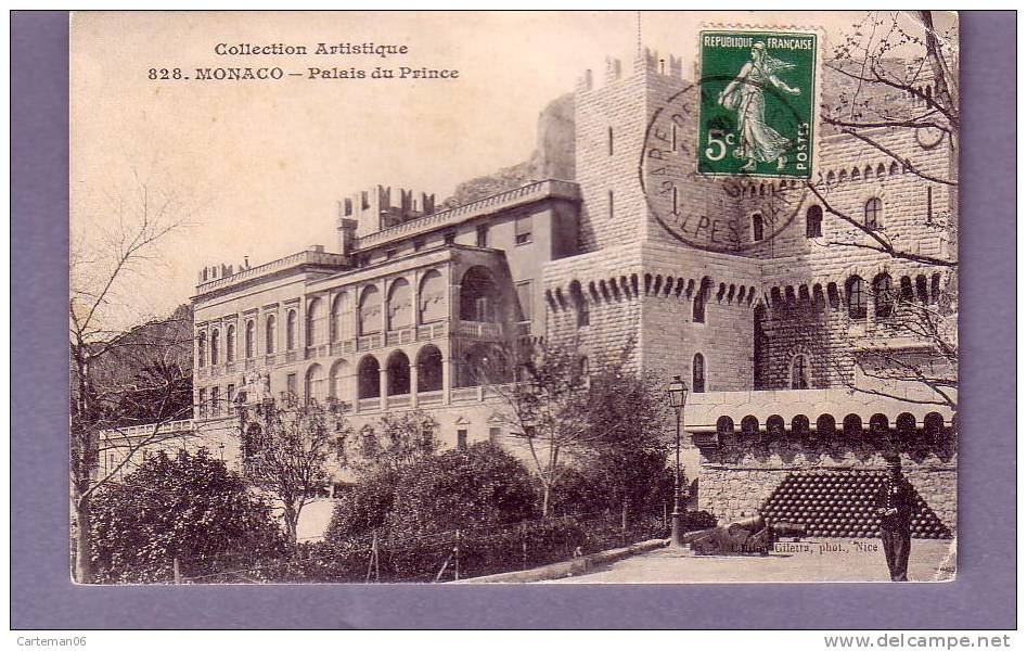 Monaco - Palais Du Prince - Collection Artistique - Editeur: Giletta N°828 - Prince's Palace
